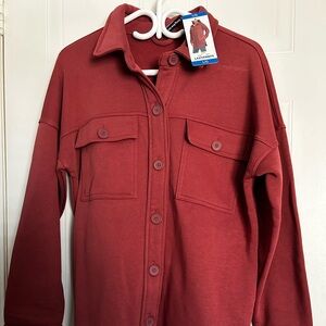 Rose Button-Up Jacket/shacket